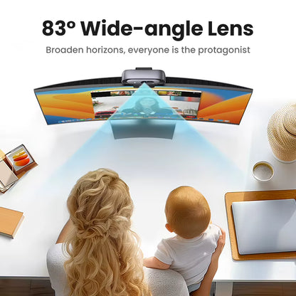 UGREEN 2K USB Webcam with Dual Microphones