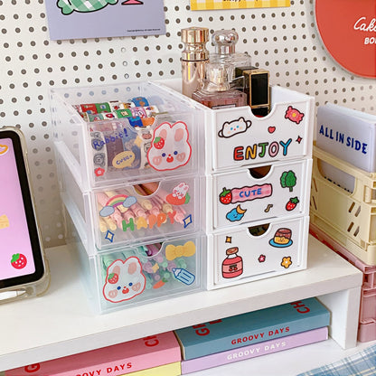 Open-Top Desktop Storage Bin