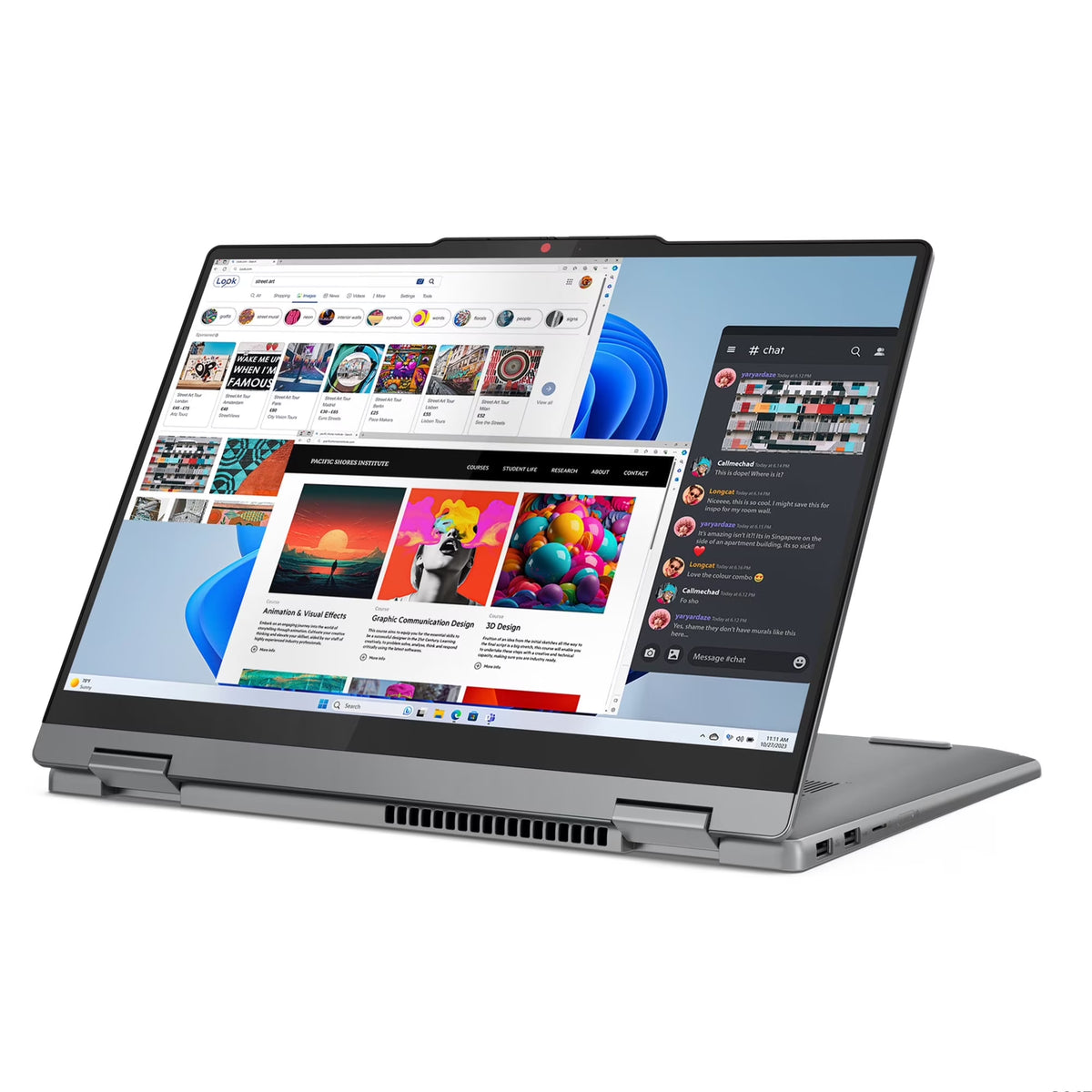 Ideapad 5 2-In-1 Laptop, 16" IPS Touchscreen, AMD Ryzen 7 8845HS, AMD Radeon 780M, 16GB RAM, 512GB Ssd,Windows 11 Pro