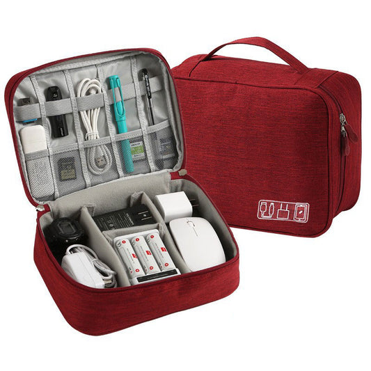 Layered Travel Tech Organizer