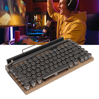 Retro Typewriter Mechanical Keyboard — 83 Keys