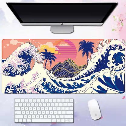 Wave Pattern Desk Mat