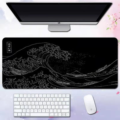 Wave Pattern Desk Mat