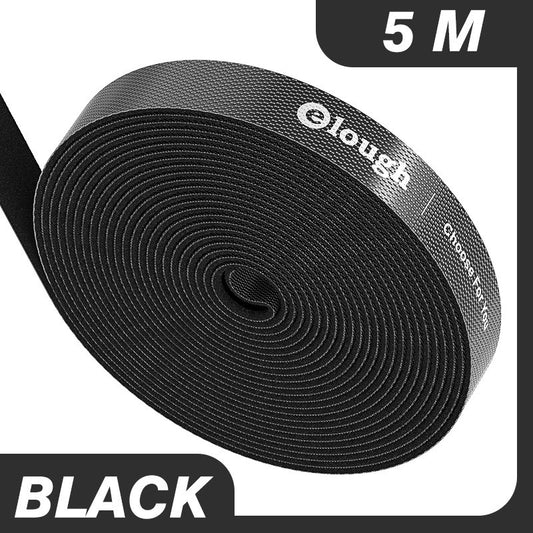 Reusable Hook-and-Loop Cable Tie Roll