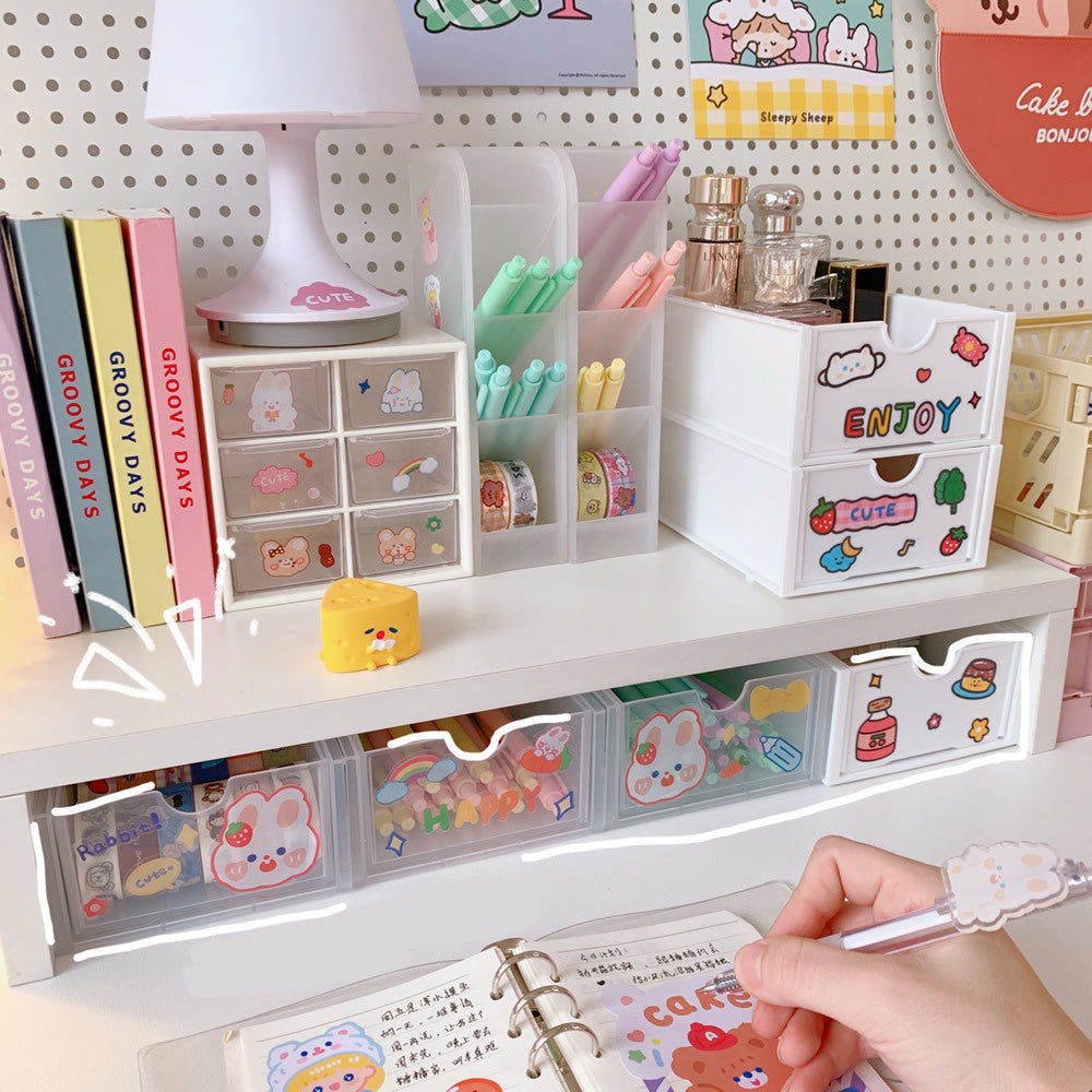 Open-Top Desktop Storage Bin