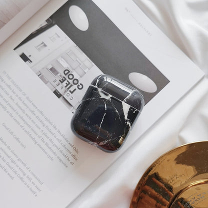 Marble-Print Cover for AirPods 2