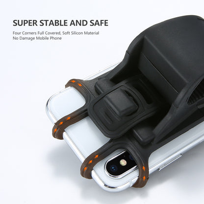 Silicone Strap-On Bicycle Phone Holder