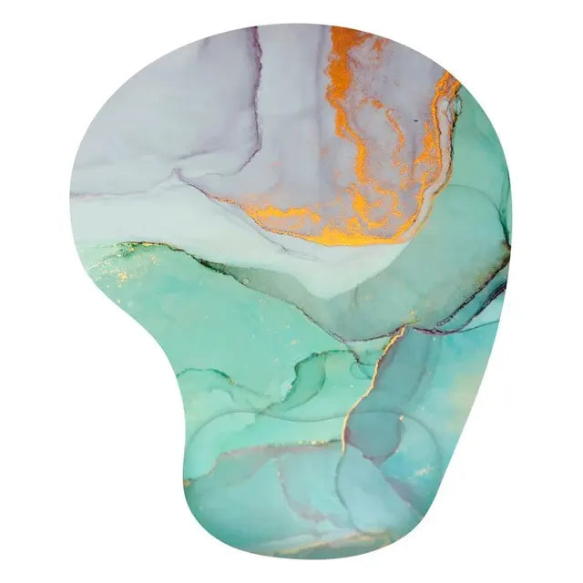 Patterned Silicone Wrist-Rest Mouse Pad
