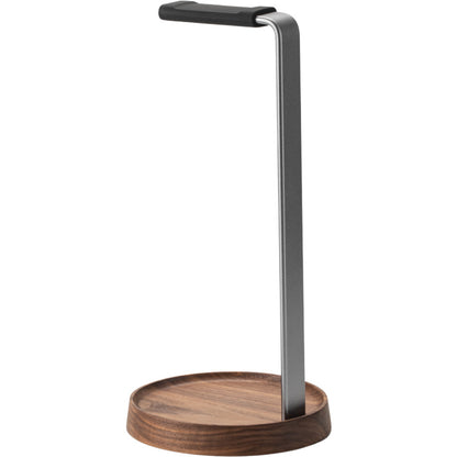 Walnut-Base Headphone Stand