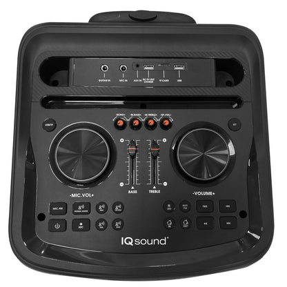 IQ Sound CYBER FLEX12 12-Inch Portable Bluetooth Party Speaker