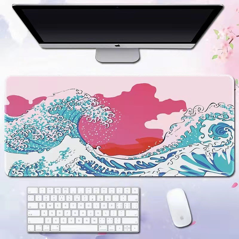 Wave Pattern Desk Mat