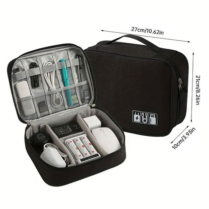 Layered Travel Tech Organizer