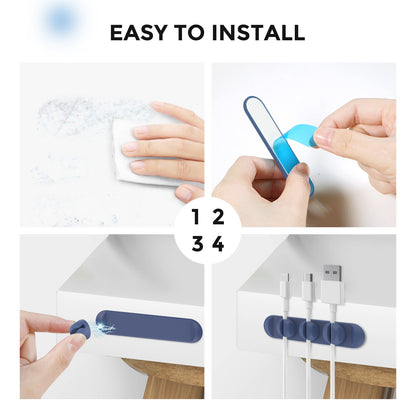 Magnetic Desktop Cable Holder