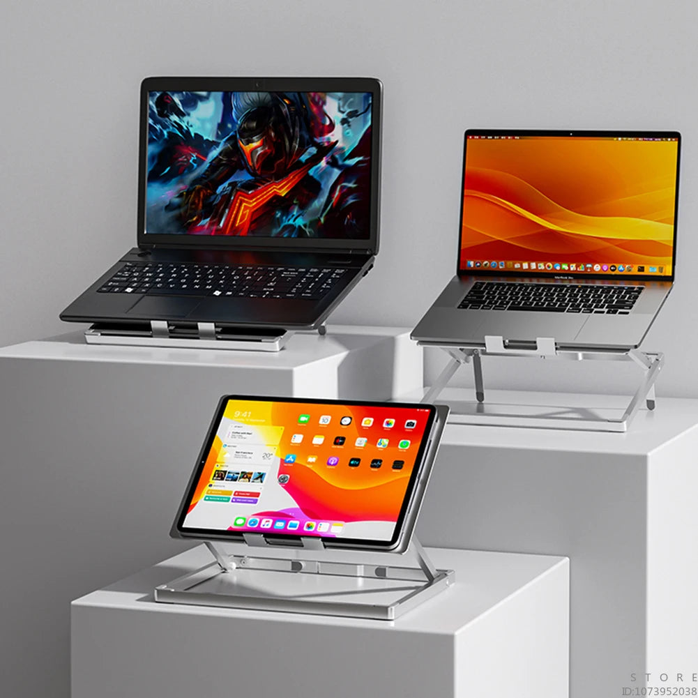Adjustable Aluminum Platform Laptop Stand