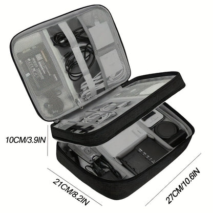 Layered Travel Tech Organizer