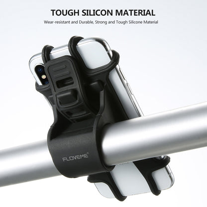 Silicone Strap-On Bicycle Phone Holder