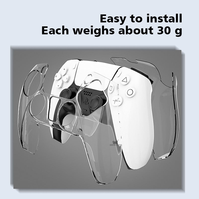 Transparent Hard Cover for PS5 DualSense Controller