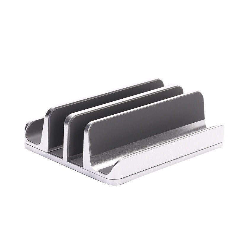 Three-Slot Vertical Laptop Storage Rack