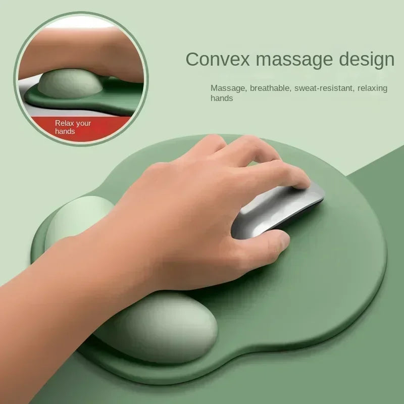 Soft Wrist-Rest Mouse Pad