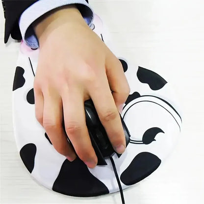 Patterned Silicone Wrist-Rest Mouse Pad