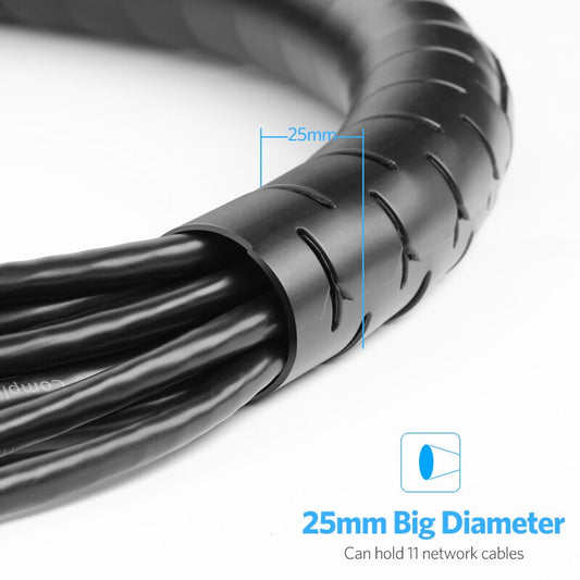 UGREEN Spiral Cable Sleeve — 25 mm