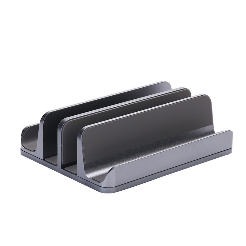 Three-Slot Vertical Laptop Storage Rack