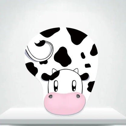 Patterned Silicone Wrist-Rest Mouse Pad