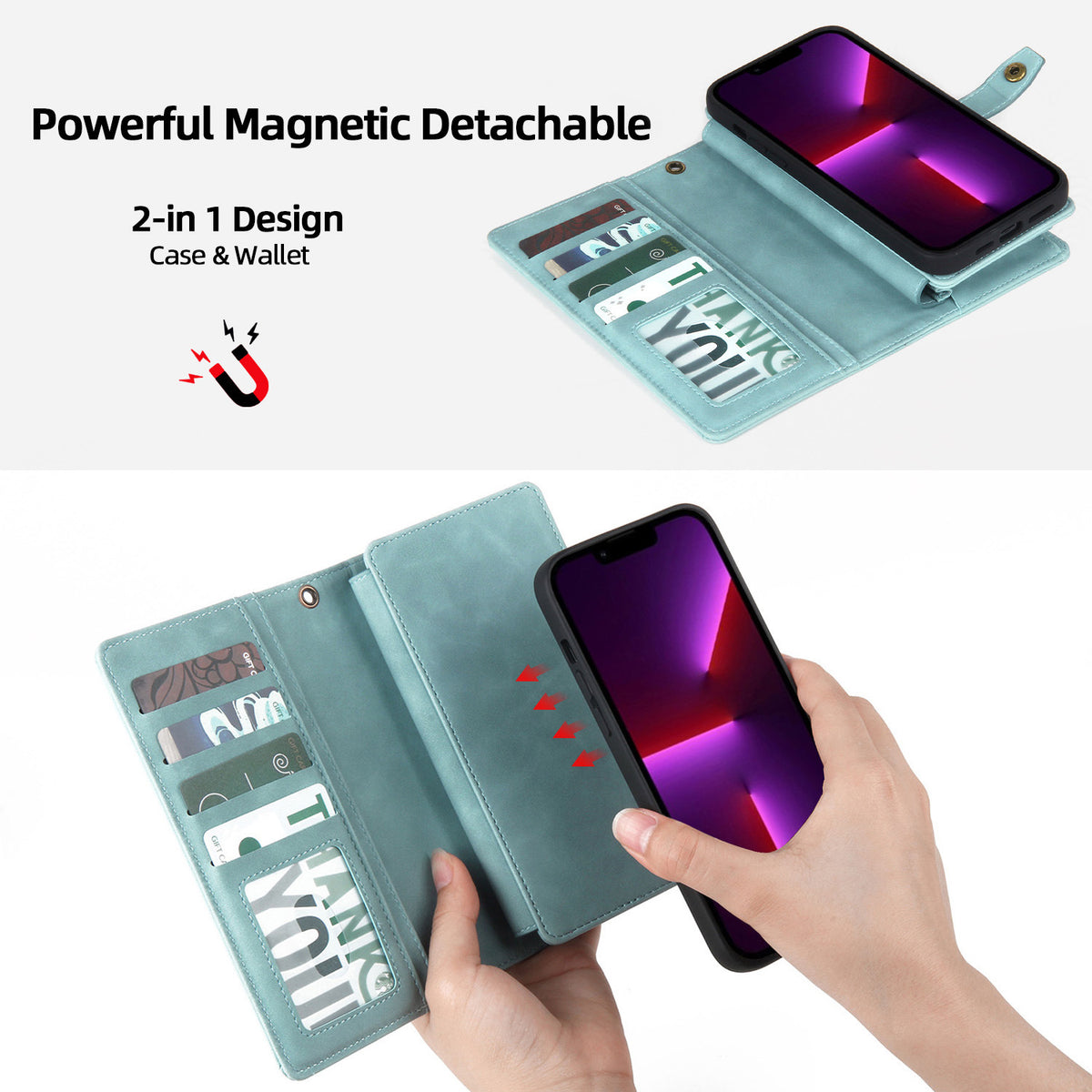 Flip Wallet Case for iPhone