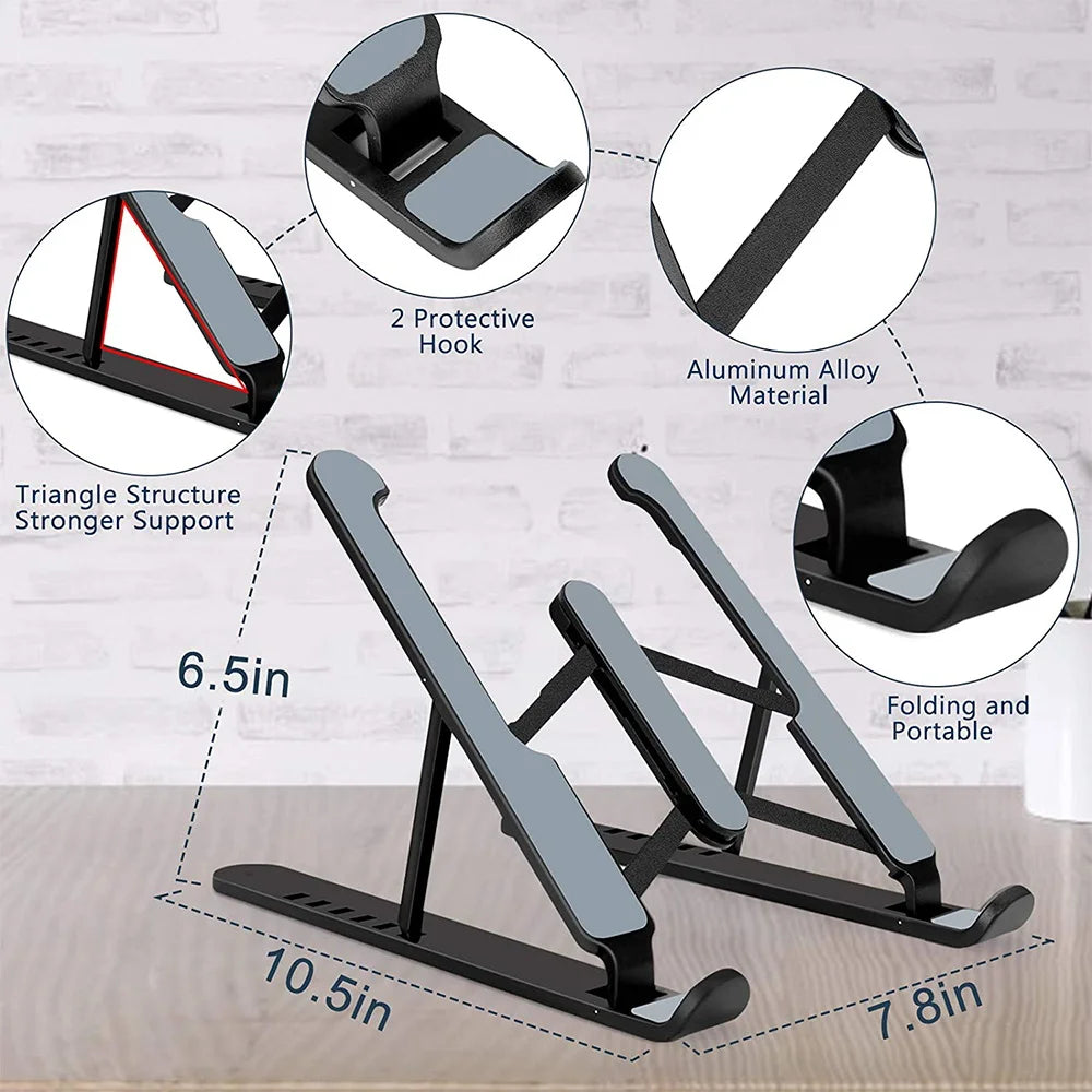 Foldable Adjustable Laptop & Tablet Stand