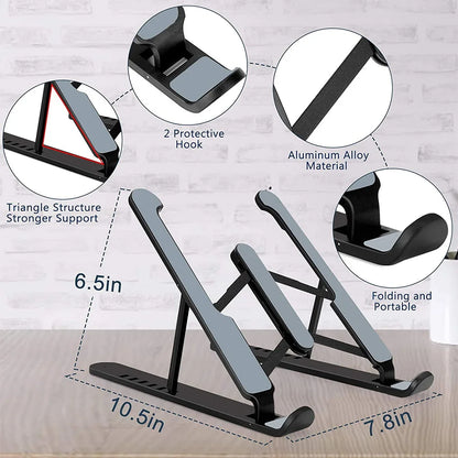Foldable Adjustable Laptop & Tablet Stand
