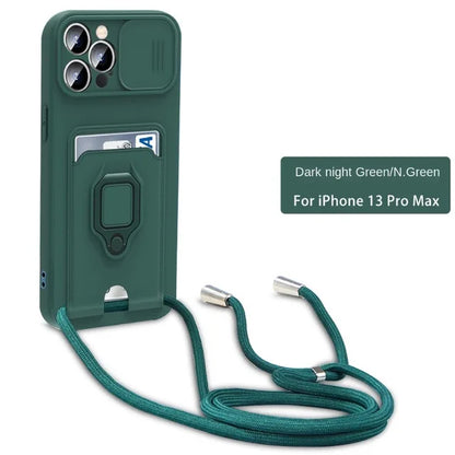Crossbody Ring-Stand Case for iPhone