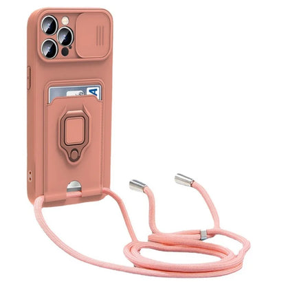 Crossbody Ring-Stand Case for iPhone