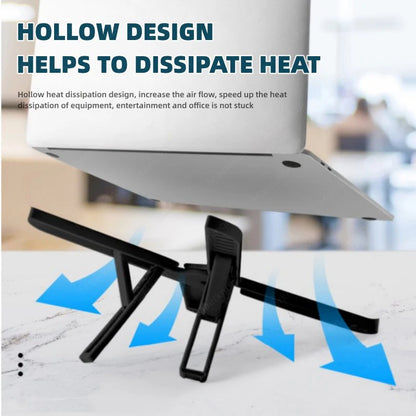 Fold-Flat Laptop Riser