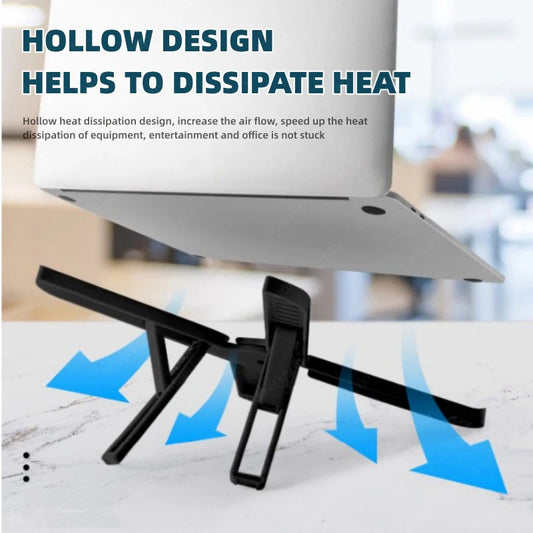 Fold-Flat Laptop Riser
