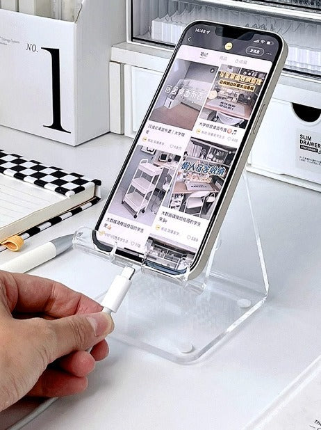 Clear Acrylic Phone Stand