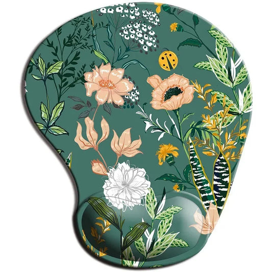 Patterned Mouse Pad with Wrist Rest