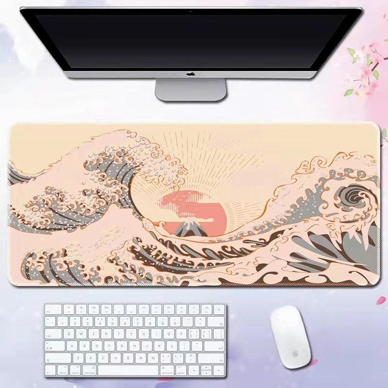 Wave Pattern Desk Mat