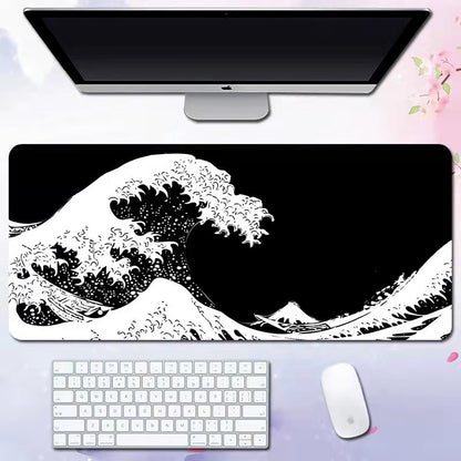 Wave Pattern Desk Mat