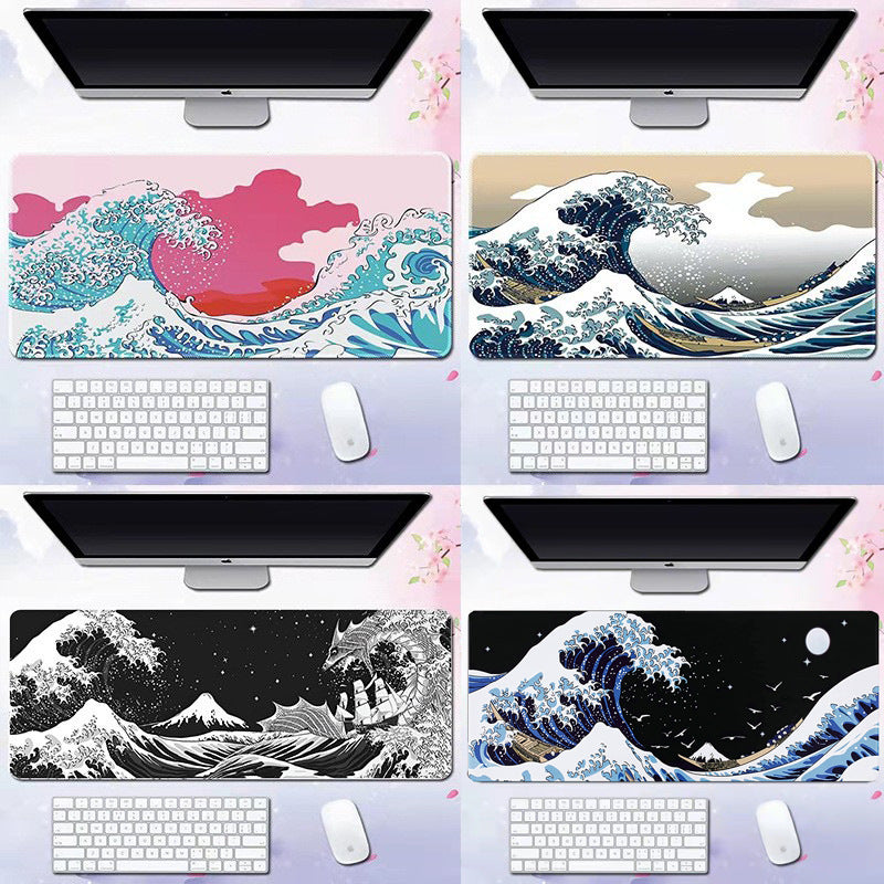 Wave Pattern Desk Mat