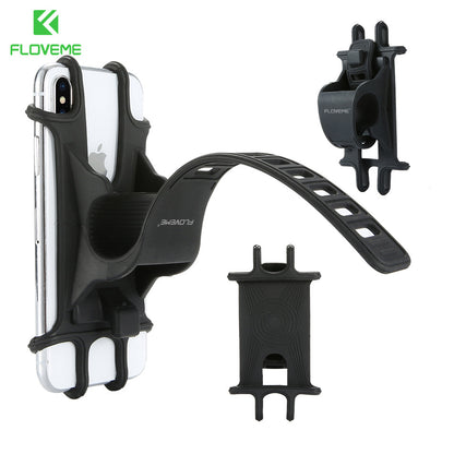 Silicone Strap-On Bicycle Phone Holder