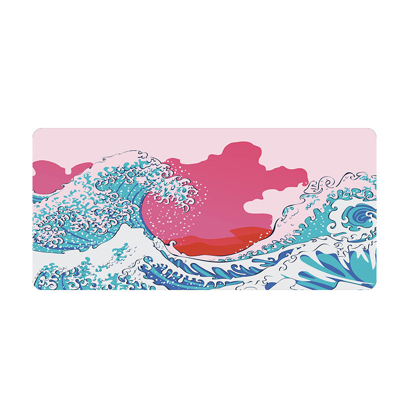 Wave Pattern Desk Mat