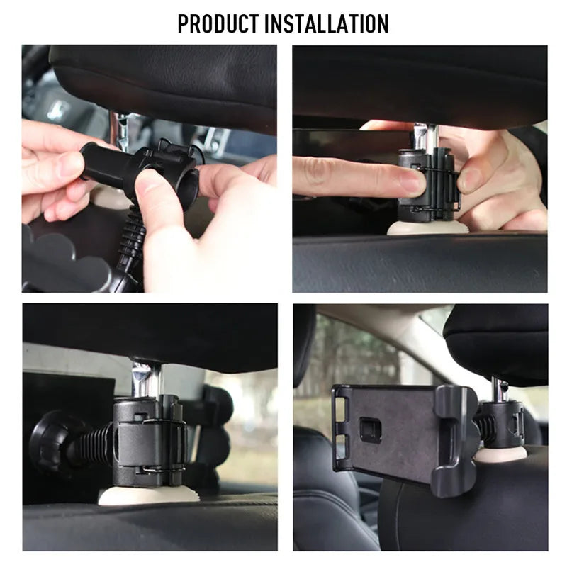 Car Headrest Phone & Tablet Holder