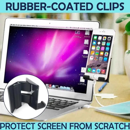 Laptop-Side Phone Holder
