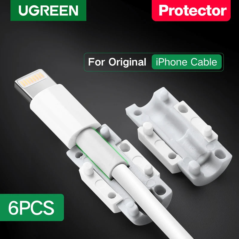 UGREEN Lightning Cable Protectors — 6-Pack
