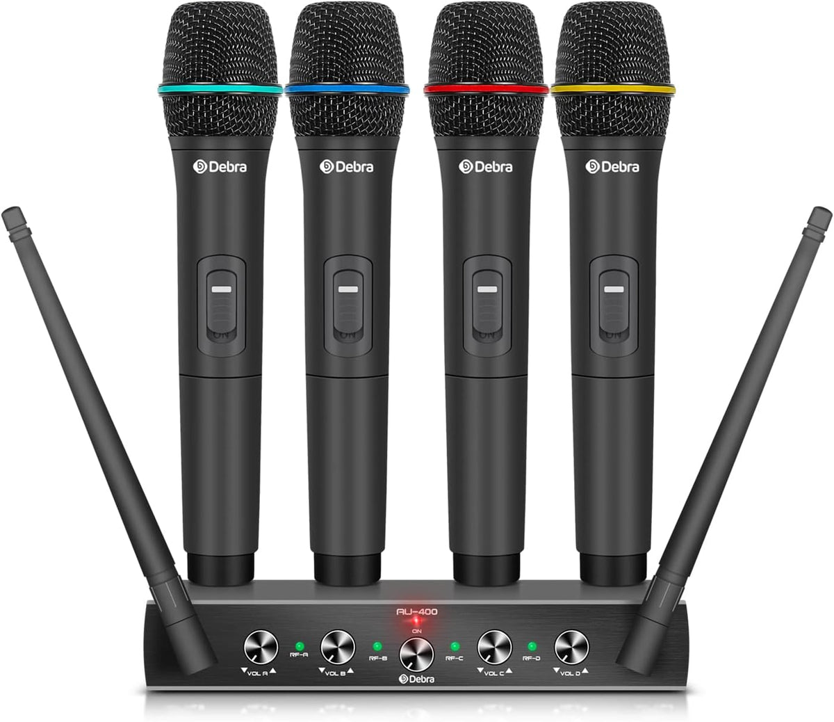 Debra Audio Pro UHF 4 Channel Wireless Microphone System