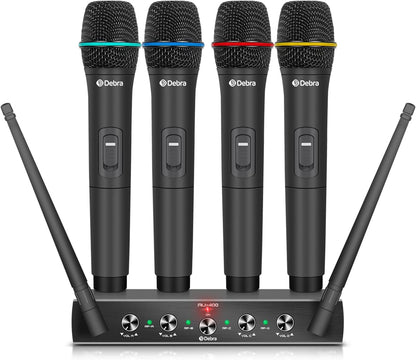 Debra Audio Pro UHF 4 Channel Wireless Microphone System