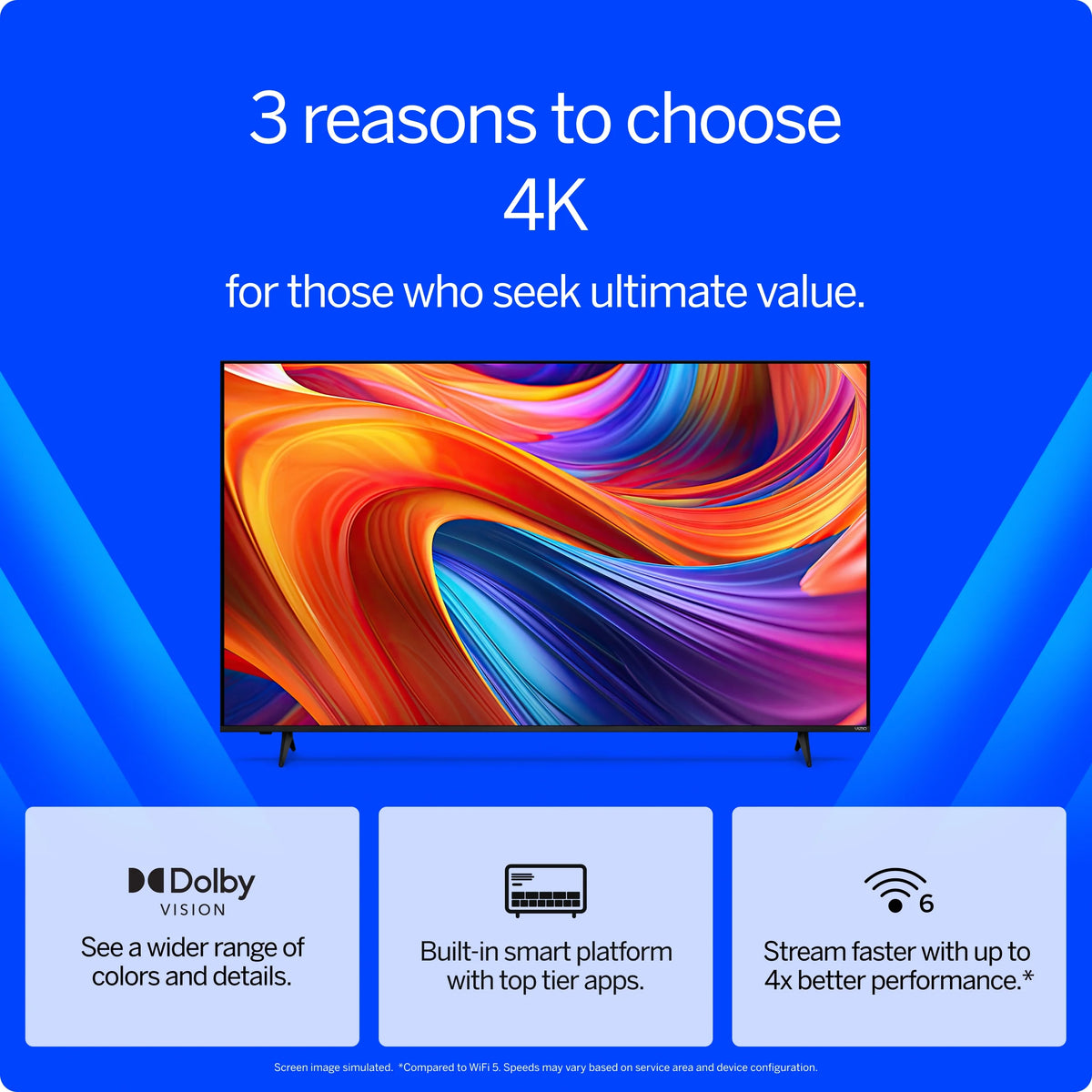 86 in Class 4K UHD LED HDR Smart TV, V4K86C-0804