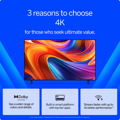 86 in Class 4K UHD LED HDR Smart TV, V4K86C-0804