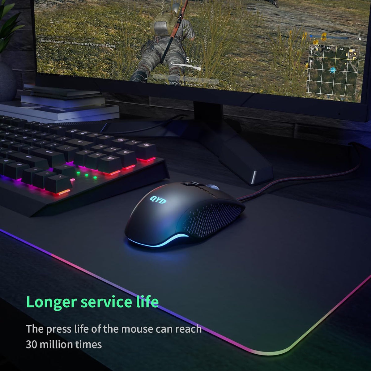 CYD C309 RGB Gaming Mouse — 7 Programmable Buttons