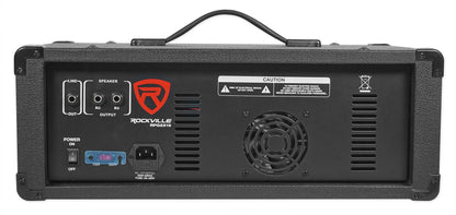 RPG2X15 Package PA System Mixer/Amp+15" Speakers+Stands+Mics+Bluetooth